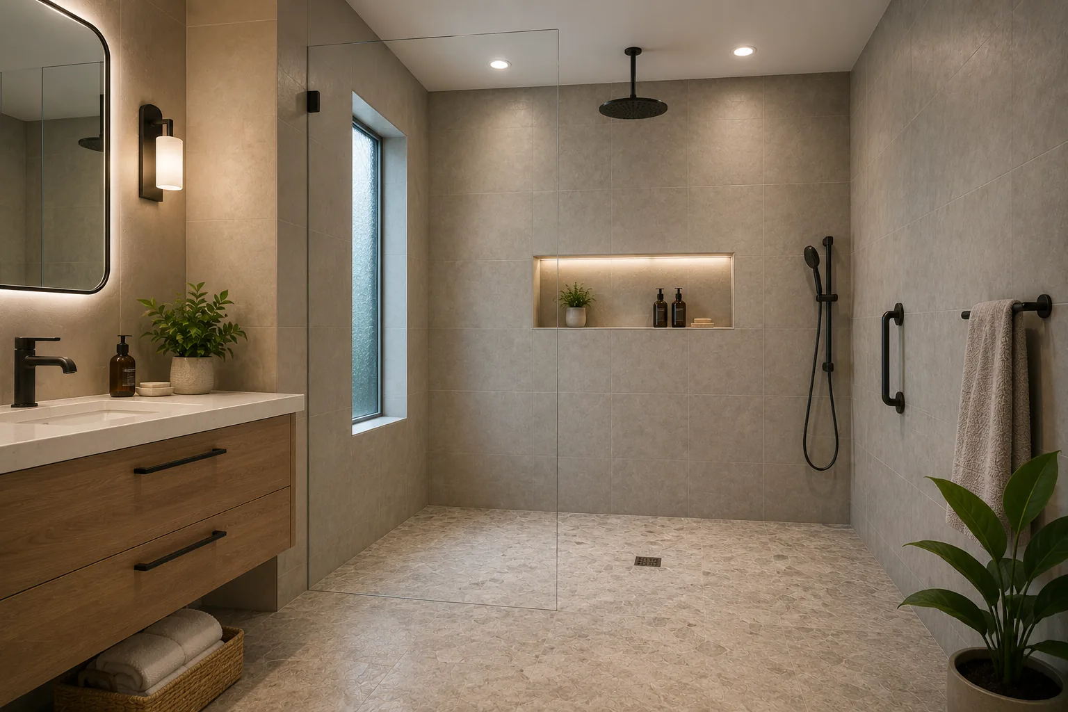 All You Should Know About Curbless Showers – A Trend in Universal Design