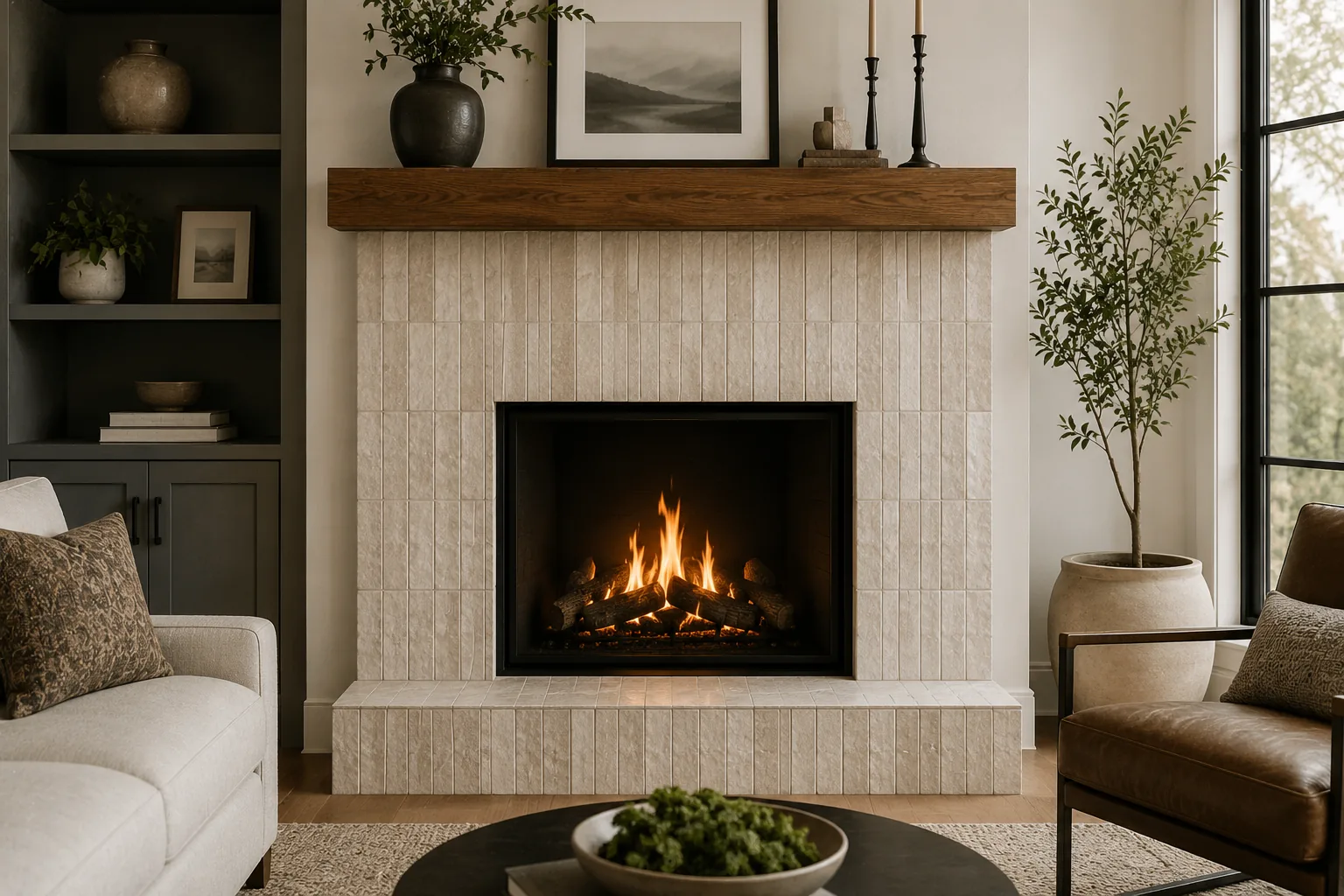 6 Fireplace Tile Ideas That Prove What Works in a Remodel