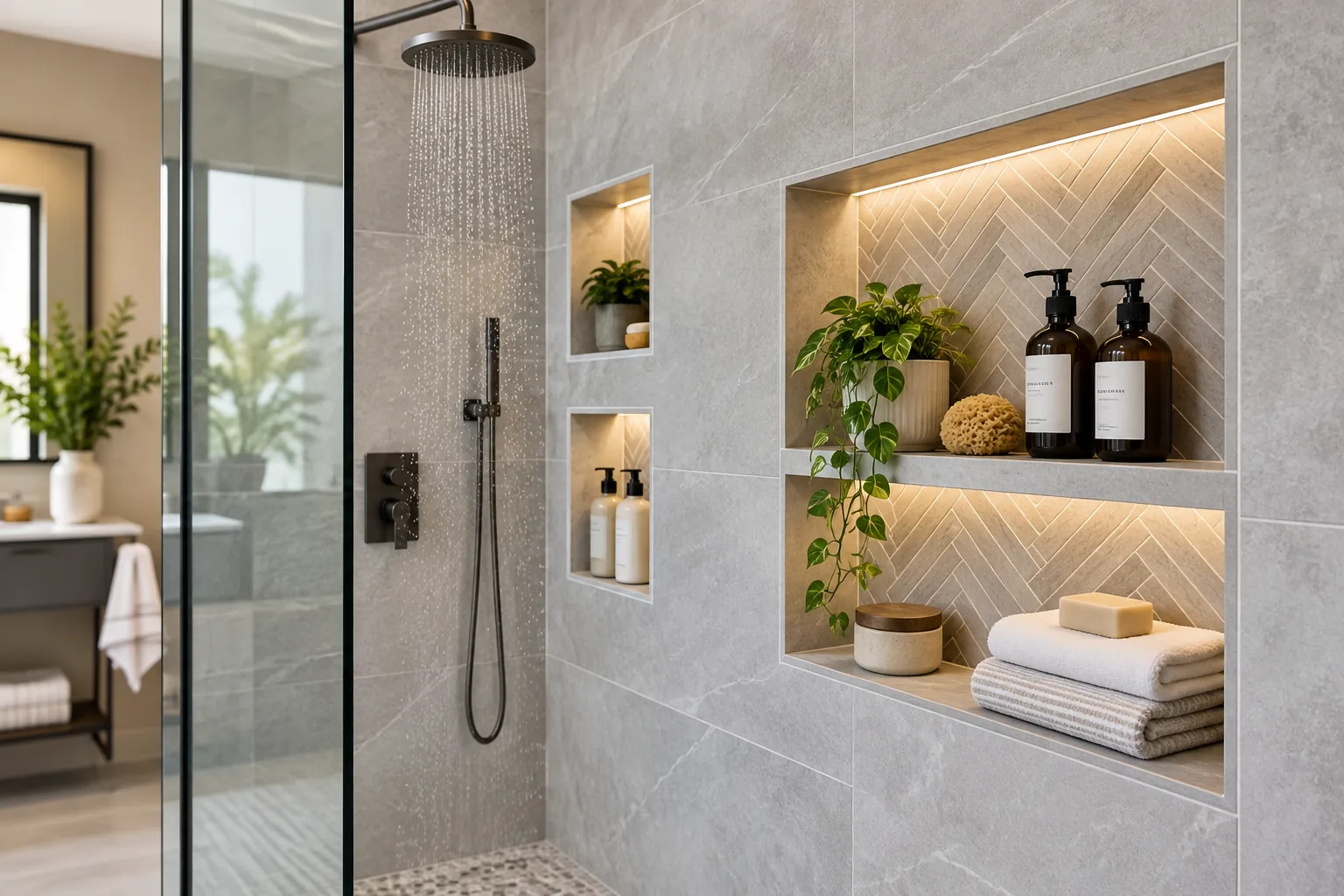 10 Smarter Shower Niche Ideas for Cleaner, Clutter-Free Storage